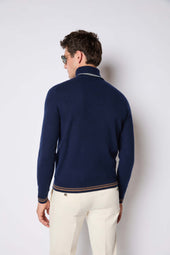 Maglia Dolcevita Blu Scuro