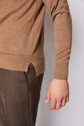 Maglia Camicia Cammello