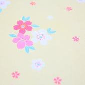 Floral Motif Cotton Handkerchief Beige