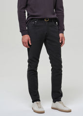 Adler Slim Perform Twill in Charred Cedar