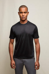 T-shirt in 100% cotone nera