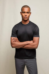 T-shirt in 100% cotone nera