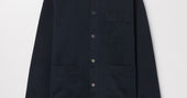Dark Navy Overshirt | Organic Cotton Fine Twill | Asket