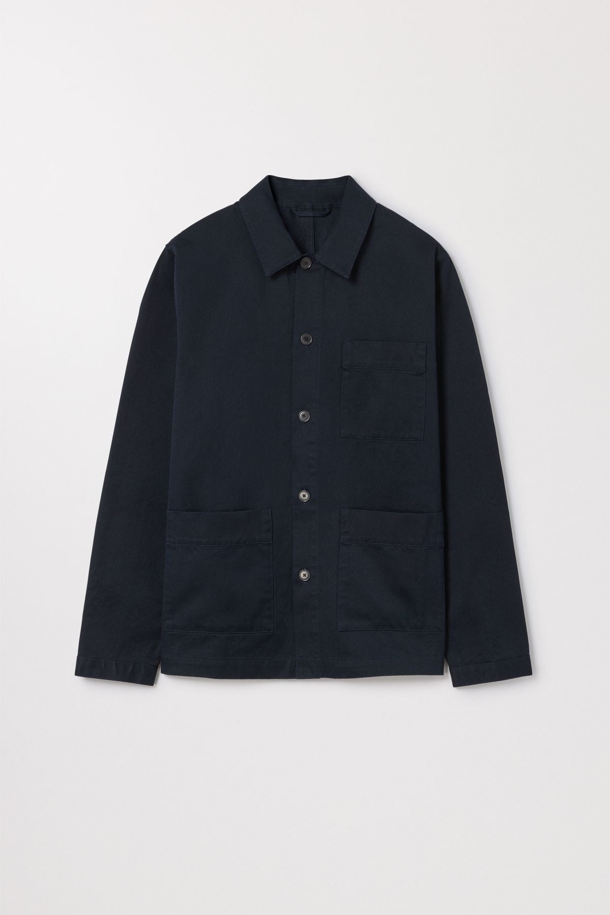 Overshirt Organic Cotton Fine Twill Asket