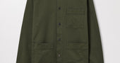 Khaki Green Overshirt | Organic Cotton Fine Twill | Asket