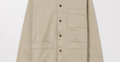 Beige Overshirt | Organic Cotton Fine Twill | Asket