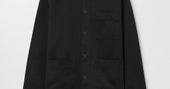 Black Overshirt | Organic Cotton Fine Twill | Asket