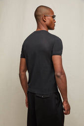 Maglia manica corta nero assoluto
