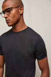 Maglia manica corta nero assoluto