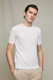 Maglia a manica corta bianco ottico