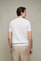 Maglia A Manica Corta Bianco Ottico