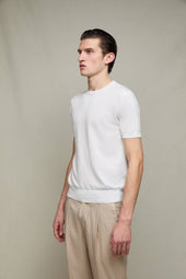Maglia A Manica Corta Bianco Ottico