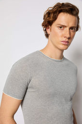 Maglia manica corta grigia
