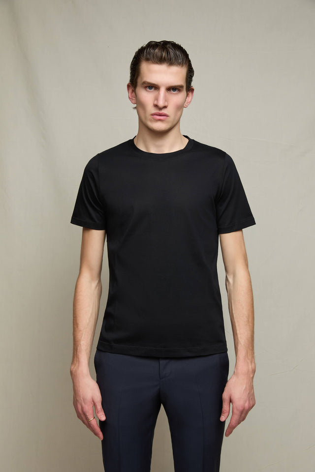 T-shirt in cotone nera