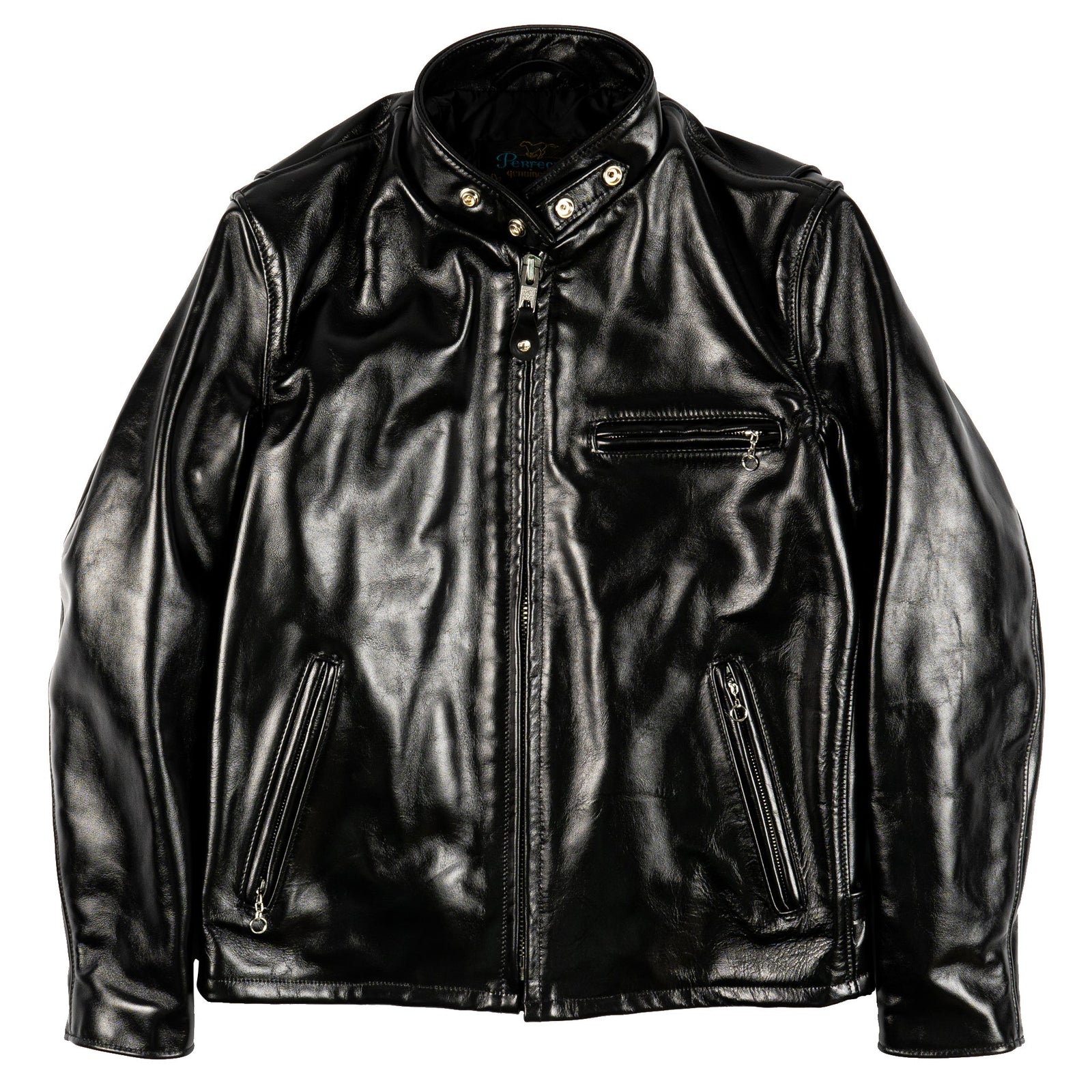 641hh Racer Leather Motorcycle Jacket In Horsehide