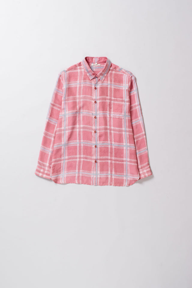 Chalk Pink Checked Shirt