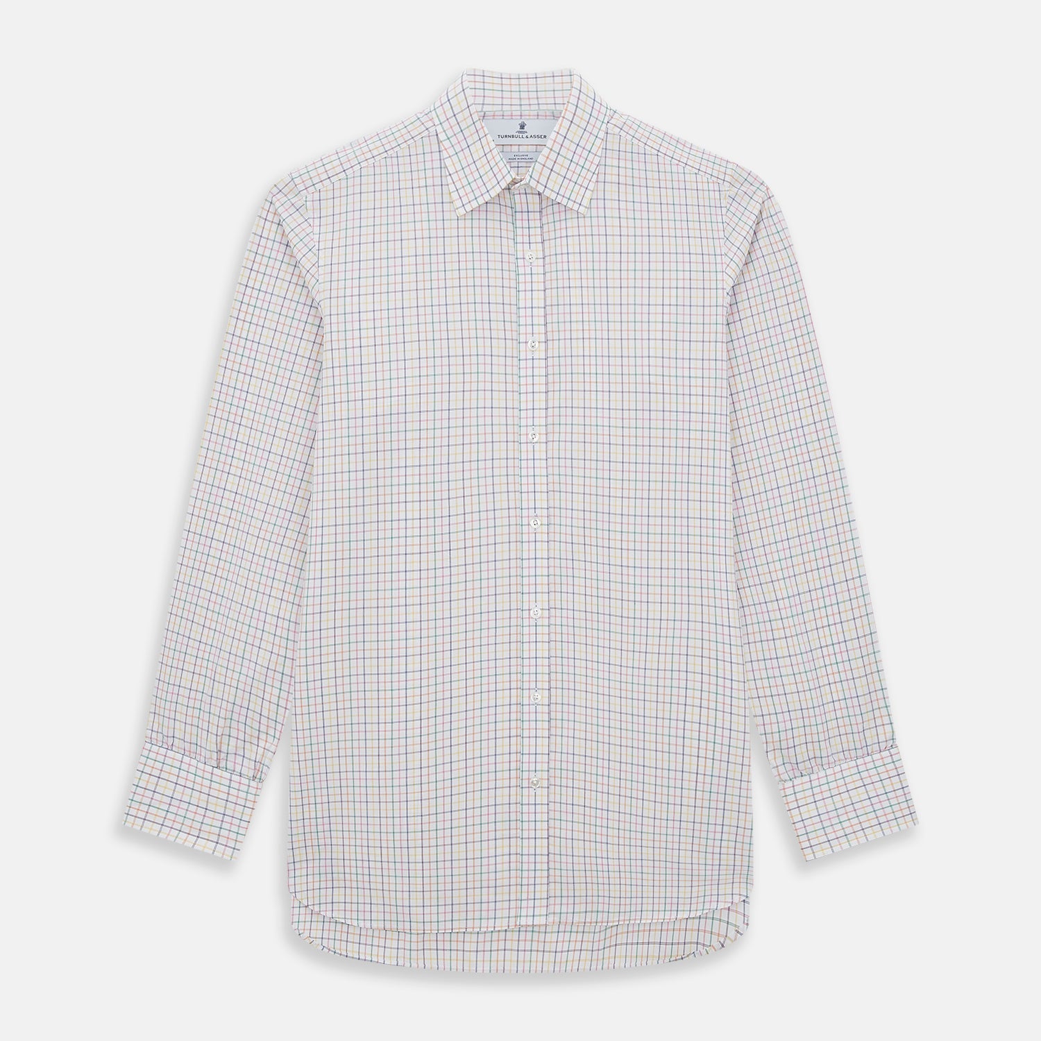 Rainbow Double Grid Check Mayfair Shirt