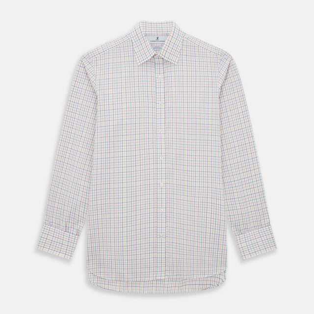 Rainbow Double Grid Check Mayfair Shirt