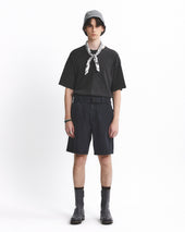 Multi Fabric Loose Fit T Shirt
