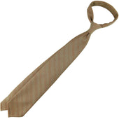 Smith Woollens Original Solaro Wool Tie Beige Hand Rolled