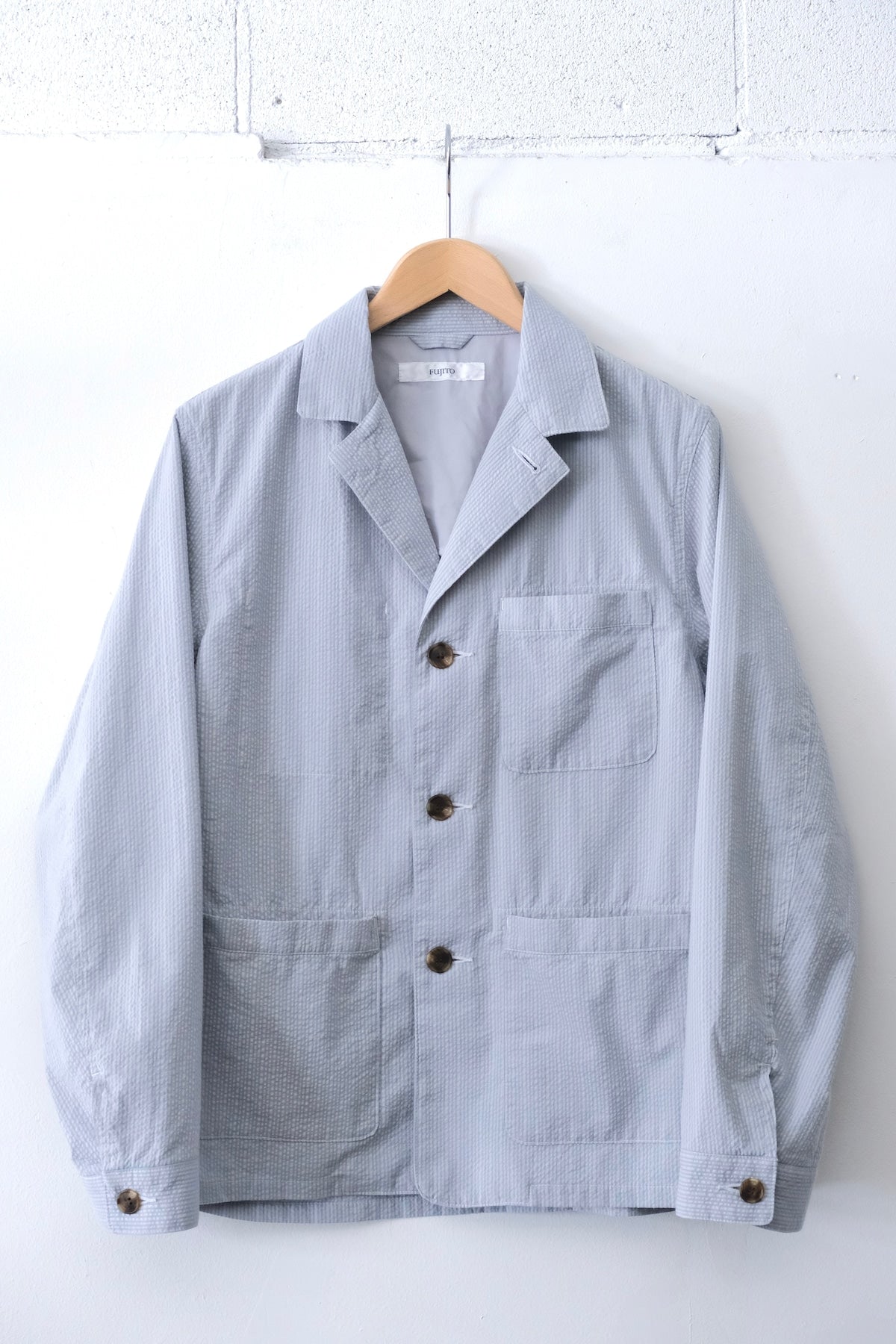 Fujito Work Jacket Sax Brown Directors Web Shop Powered By Base