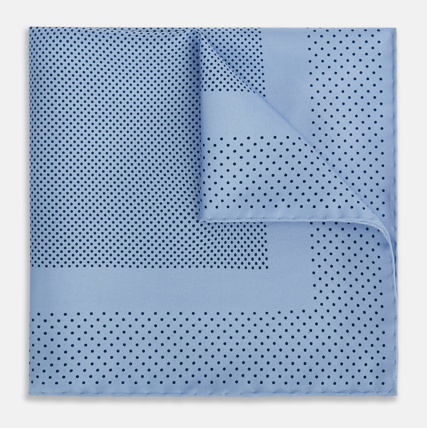 Pale Dot Silk Pocket Square