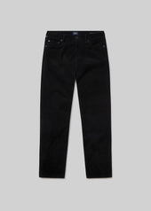 Elijah Straight Stretch Corduroy in Black