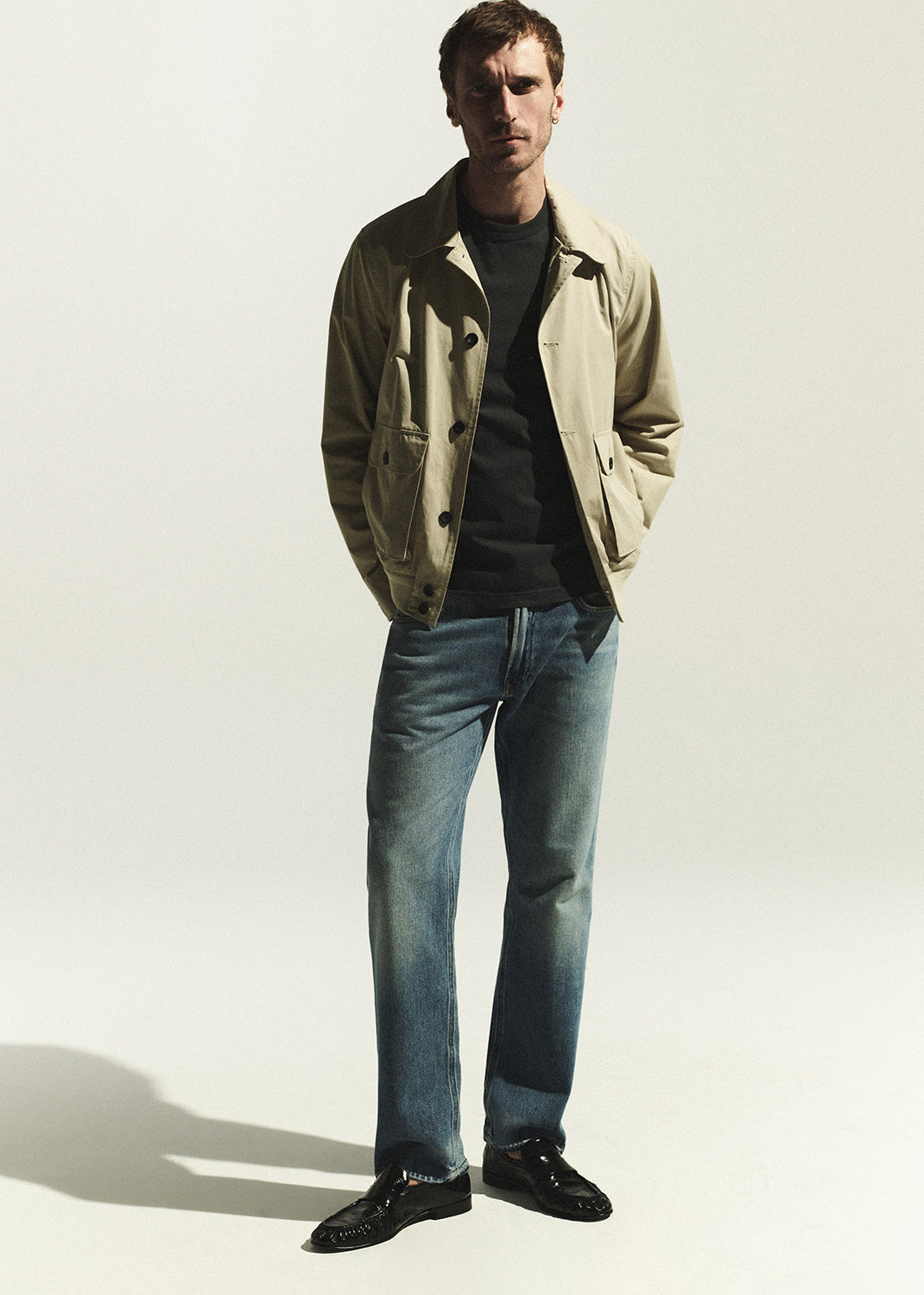 Elijah Straight Premium Vintage in Shadow Blue