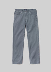 Elijah Straight Comfort Stretch Linen in Stone Blue