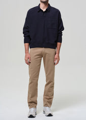 Elijah Straight Comfort Stretch Linen in Sand