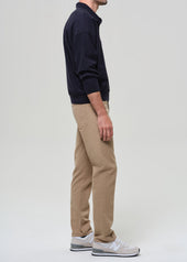 Elijah Straight Comfort Stretch Linen in Sand