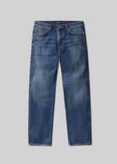 Elijah Straight Archive Denim in Mid Indigo