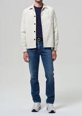 Elijah Straight Archive Denim in Mid Indigo