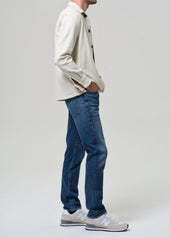 Elijah Straight Archive Denim in Mid Indigo