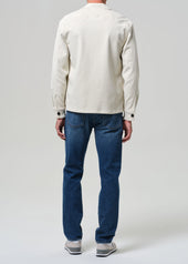 Elijah Straight Archive Denim in Mid Indigo