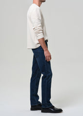 Elijah Straight Tropical Denim in Tinted Dark