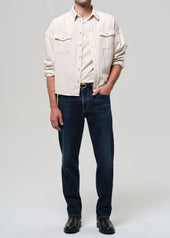 Elijah Straight Cashmere Denim in Prospect