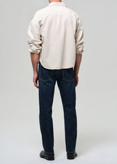 Elijah Straight Cashmere Denim in Prospect