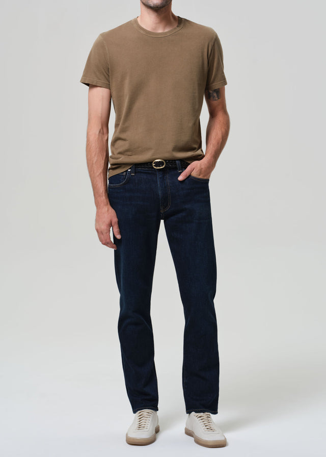 Elijah Straight Cashmere Denim in Heritage Rinse