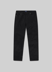 Elijah Straight Cashmere Touch Twill in Black