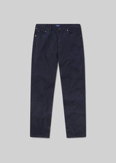 Elijah Straight Cashmere Touch Twill in Navy