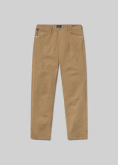 Elijah Straight Cashmere Touch Twill in Tan
