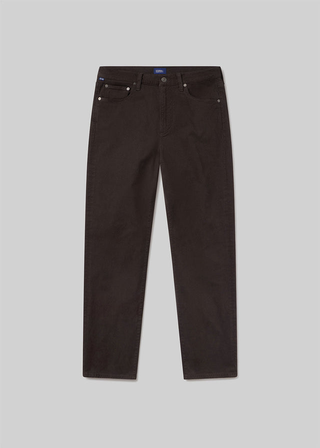 Elijah Straight Cashmere Touch Twill in Toast