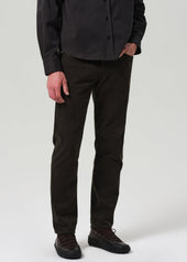 Elijah Straight Cashmere Touch Twill in Forest