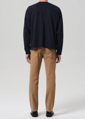 Elijah Straight Cashmere Touch Twill in Tan