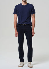 Elijah Straight Cashmere Touch Twill in Navy