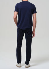 Elijah Straight Cashmere Touch Twill in Navy