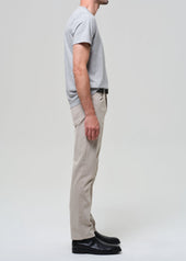 Elijah Straight Cashmere Touch Twill in Wheat