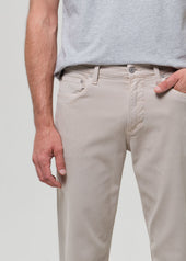 Elijah Straight Cashmere Touch Twill in Wheat
