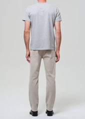 Elijah Straight Cashmere Touch Twill in Wheat